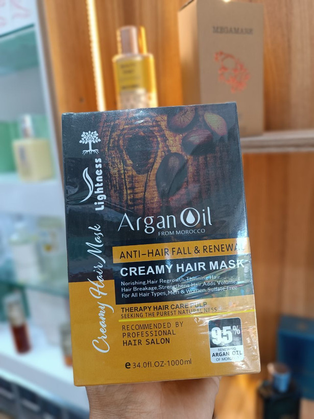 ماسک مو لایتنس Lightness حاوی روغن آرگان حجم 1000 میل