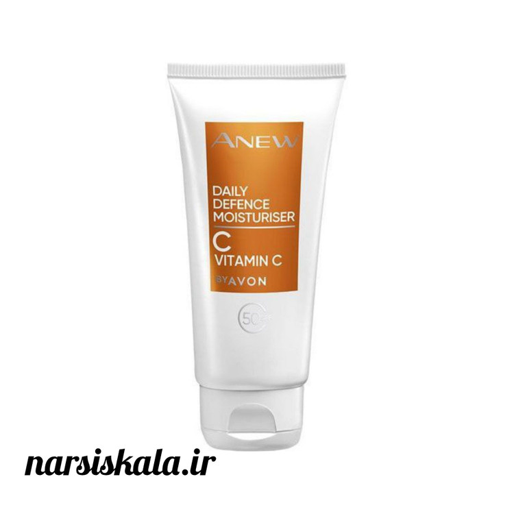 لوسیون ضد آفتاب ویتامین سی تقویت کننده و مرطوب کننده Avon anew Vitamin C Invigorating SPF50