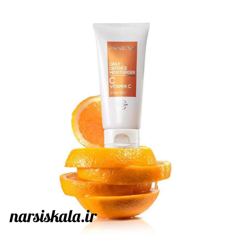 لوسیون ضد آفتاب ویتامین سی تقویت کننده و مرطوب کننده Avon anew Vitamin C Invigorating SPF50
