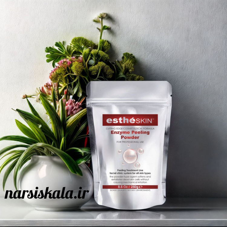 پیلینگ آنزیمی استسکین estheskin کرهای حجم 250 گرم