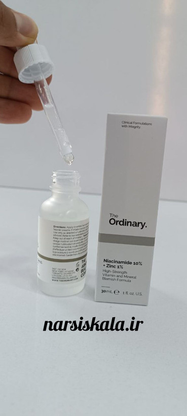 سرم نیاسینامید اورجینال 10% + زینک 1% از برند اوردینری (The Ordinary Niacinamide 10% + Zinc 1%)