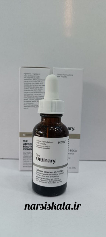 سرم کافئین دور چشم اصلی 5 %اوردینری Ordinary حجم 30 میل