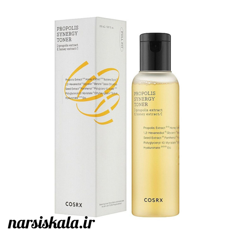 تونر آبرسان و ترمیم کننده پروپولیس کوزارکس COSRX Full Fit Propolis Synergy Toner