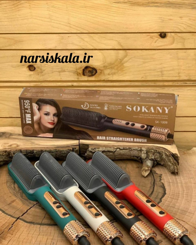 اتو مو شانه ای حرفه ای سوکانی SOKANY SK-1008