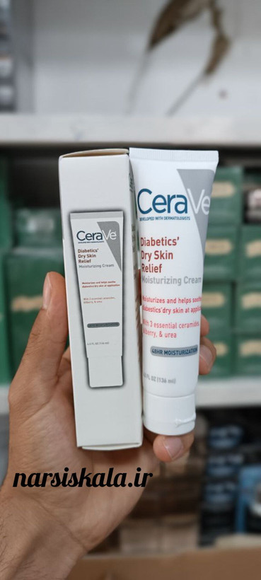 کرم دست و پا پوست خشک افراد دیابتی سراوی Cerave Diabetics Dry Skin Relief Hand & Foot Cream