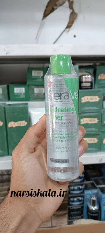 تونر آبرسان سراوی CeraVe حجم 200 میل | حاوی هیالورونیک اسید و سرامید، مناسب پوست خشک و نرمال