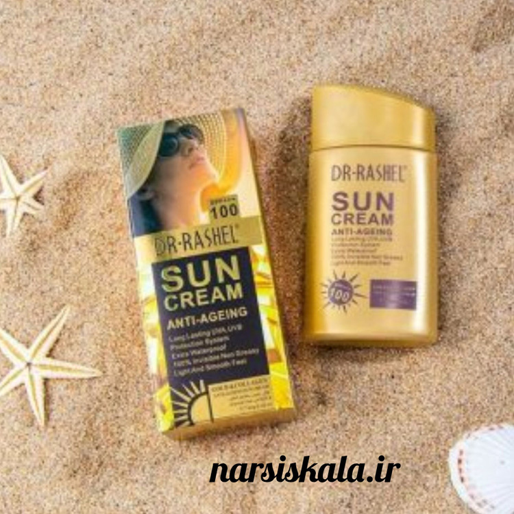 کرم ضد آفتاب بدون رنگ SPF100 دکتر راشل DR RASHEL
