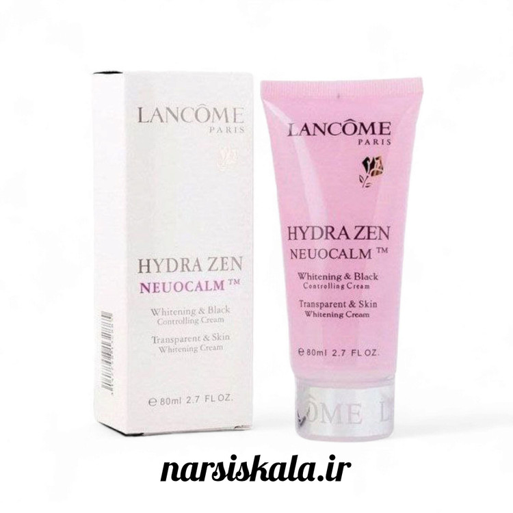 کرم سفید کننده و روشن کننده پوست لانکوم LANCOME HYDRA ZEN حجم 80 میلی لیتر