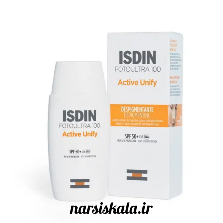 ضد آفتاب اکتیو یونیفای ایزدین بیرنگ (ISDIN Active Unify Colorless Sunscreen)
