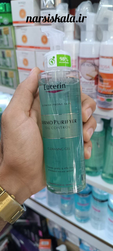 ژل شستشوی اوسرین (EUCERIN) مدل درما پوریفایر (DERMO PURIFYER) حجم 200 میل