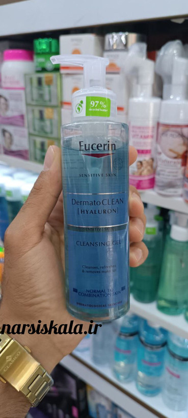 ژل شستشو و پاک کننده آرایش هیالورونیک اسید اوسرین Eucerin