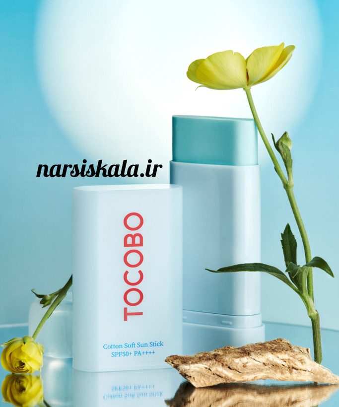 ضد آفتاب استیکی توکوبو اصل با SPF 50 حاوی عصاره پنبه کتان وزن 19 گرم