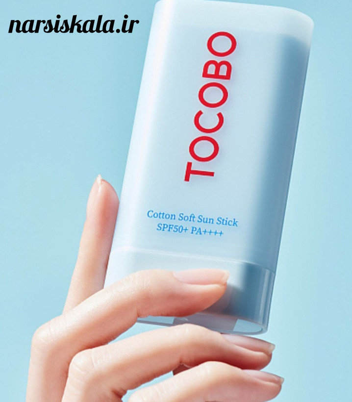 ضد آفتاب استیکی توکوبو اصل با SPF 50 حاوی عصاره پنبه کتان وزن 19 گرم