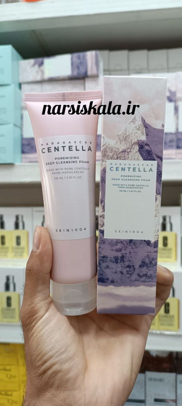 فوم شستشوی عمیق کنترل منافذ سنتلا اسکین 1004 SKIN1004 Madagascar Poremizing Deep Cleansing Foam