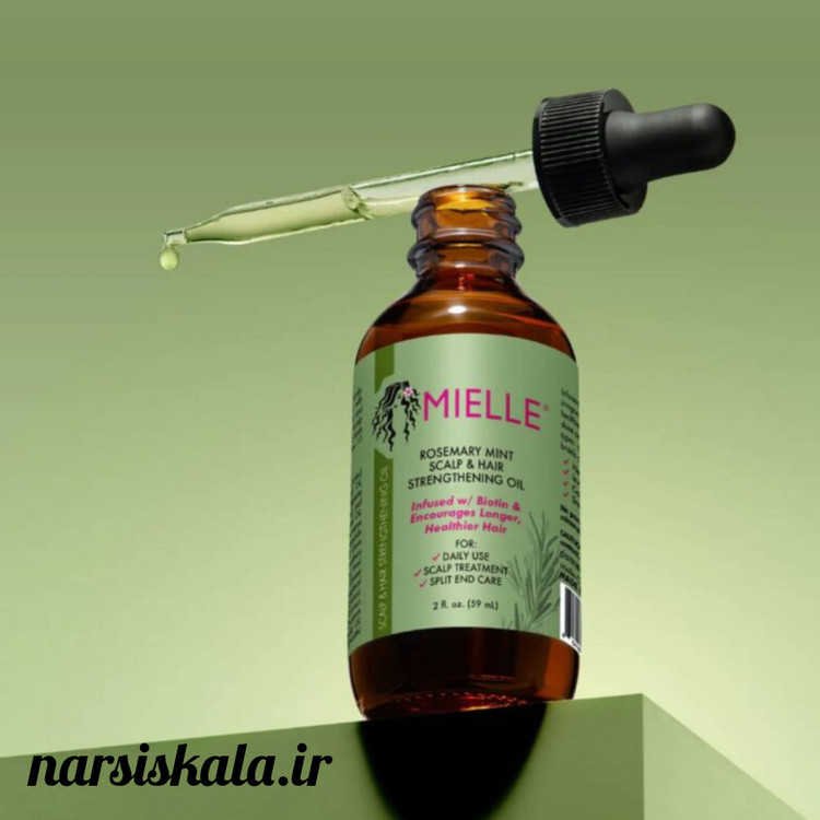 روغن *رزماری و نعناع میله* (Mielle) با حجم 60 میلیلیتر