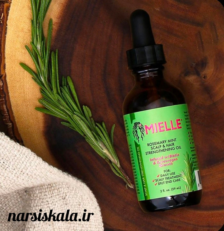 روغن *رزماری و نعناع میله* (Mielle) با حجم 60 میلیلیتر