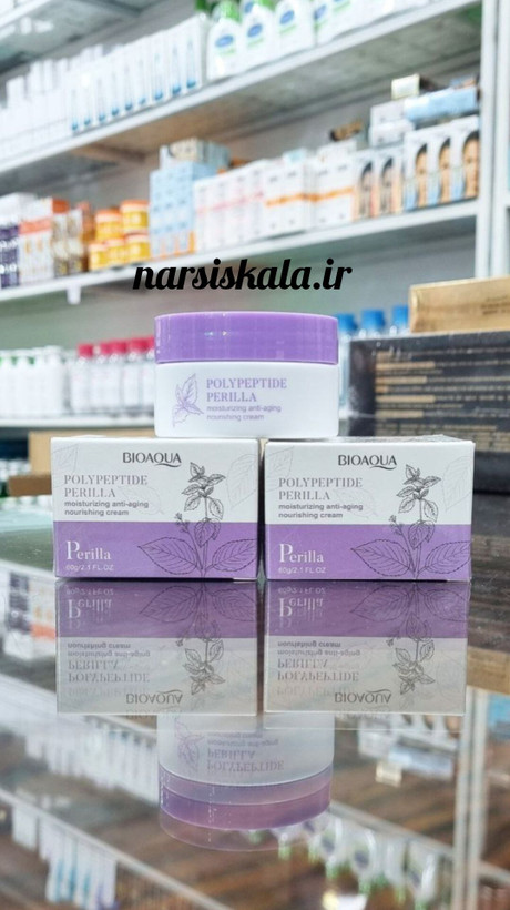 کرم ضد چروک و آبرسان مدل پریلا پلی پپتاید بیوآکوآ BIOAQUA