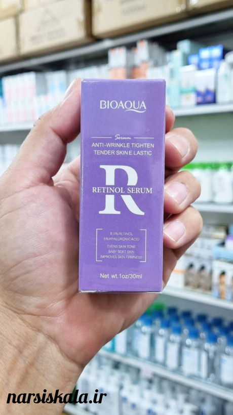 سرم ضد چروک رتینول بیوآکوا حجم 30 میلی لیترBioaqua