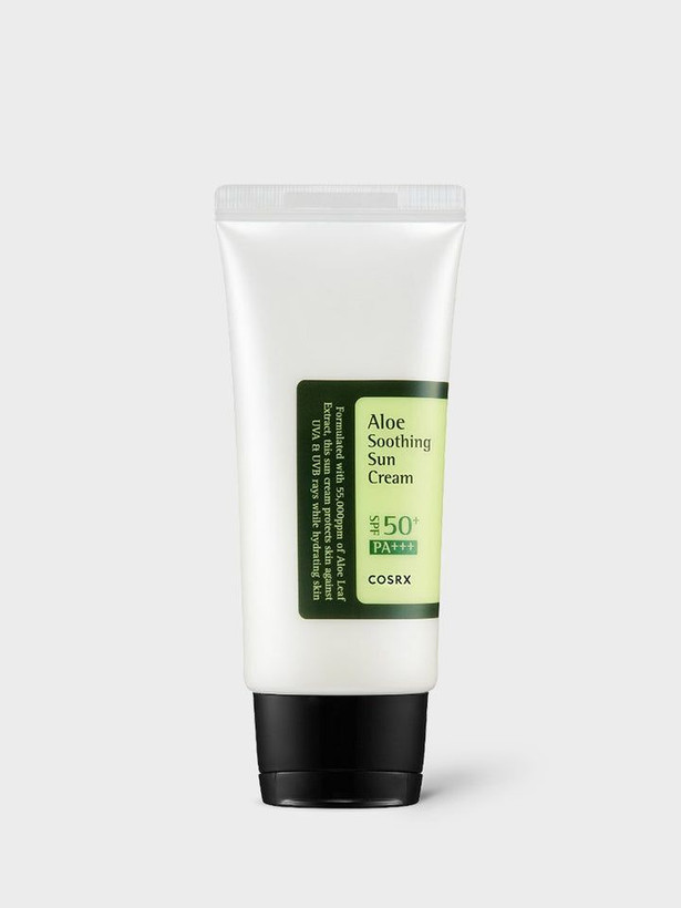 کرم ضد آفتاب آبرسان و تسکین دهنده آلوئه ورا کوزارکس اورجینال cosrx aloe soothing sun cream spf50