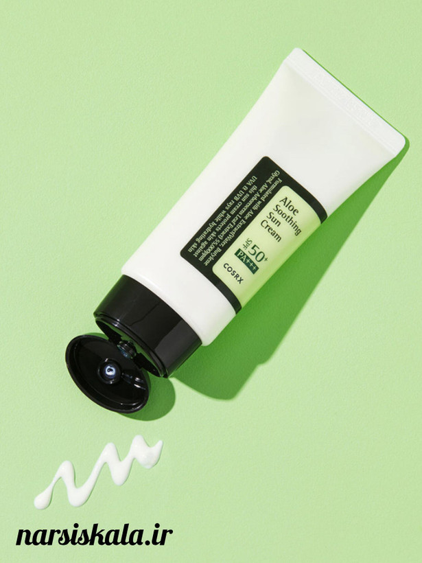 کرم ضد آفتاب آبرسان و تسکین دهنده آلوئه ورا کوزارکس اورجینال cosrx aloe soothing sun cream spf50