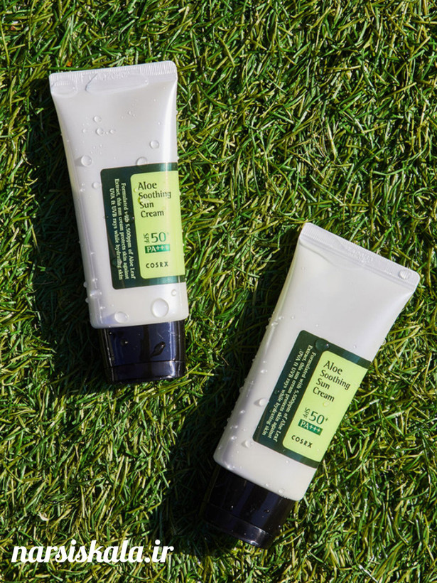 کرم ضد آفتاب آبرسان و تسکین دهنده آلوئه ورا کوزارکس اورجینال cosrx aloe soothing sun cream spf50