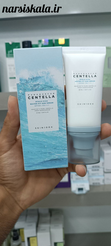 ضد آفتاب سنتلا اسکین 1004 اصل کره جنوبی بی رنگ SPF50 اورجینال