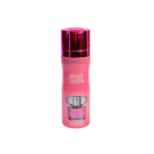 اسپری خوشبو کننده برایت کریستال مونالیزا Monalisa Bright Crystal حجم 200 میل