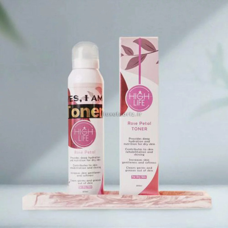 تونر گلبرگ گل رز مخصوص پوست خشک Rose Petal Toner for Dry Skin