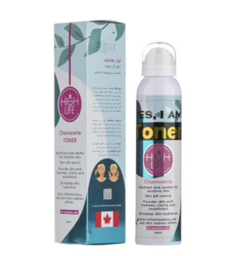 تونر گل بابونه مخصوص پوست حساس Chamomile Toner for Sensitive Skin