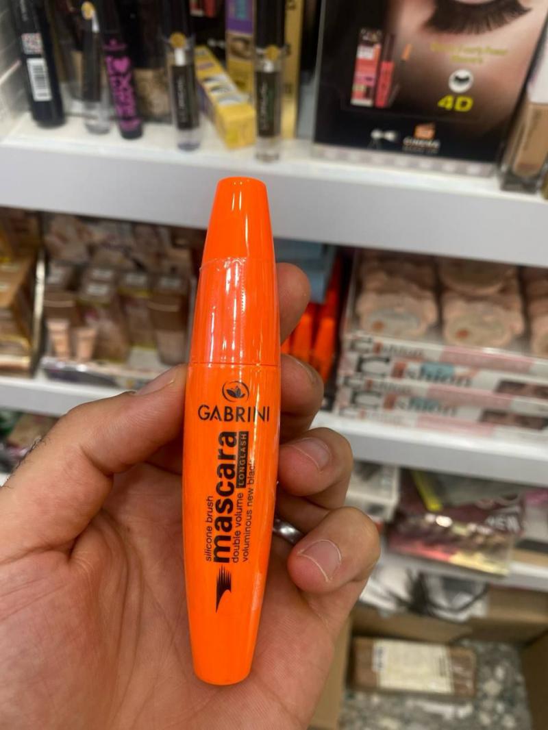 ریمل نارنجی گابرینی براش سیلیکونی Gabrini