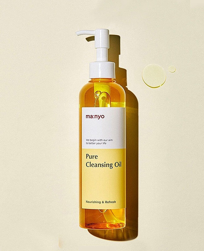 روغن پاک کننده منیو اصل Manyo Factory PURE CLEANSING OIL حجم 200 میل