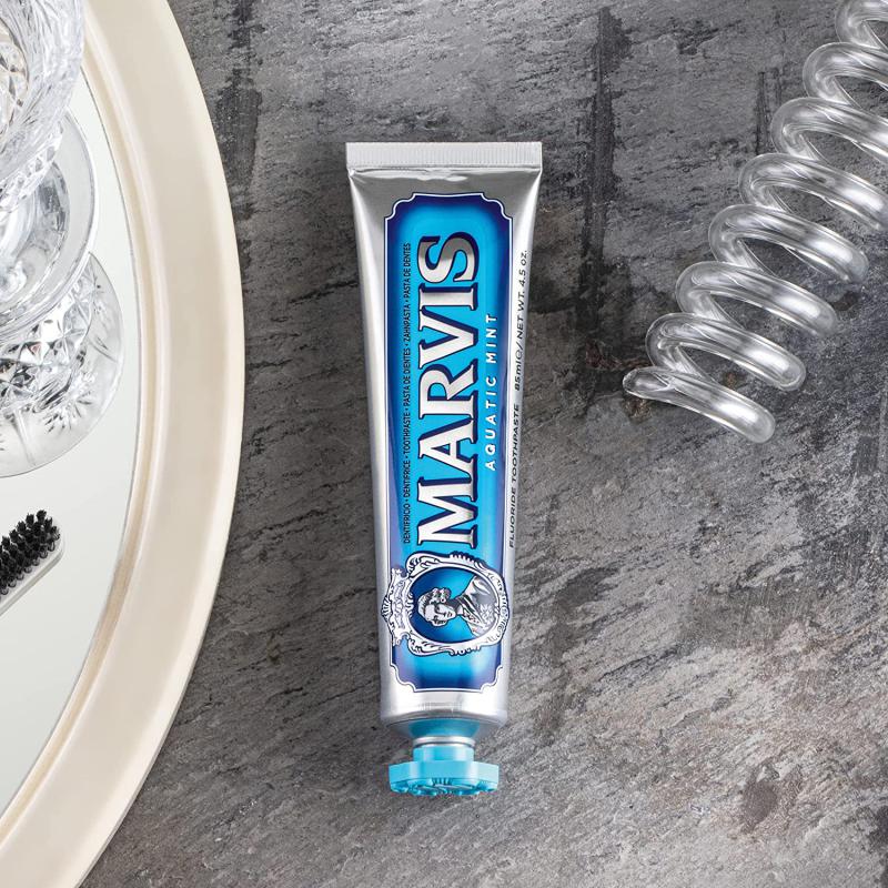 خمیردندان مارویس مدل نعناع دریایی Marvis Sea Mint