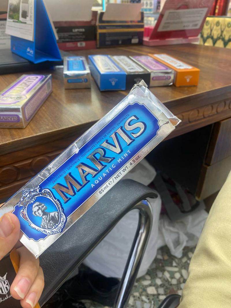 خمیردندان مارویس مدل نعناع دریایی Marvis Sea Mint