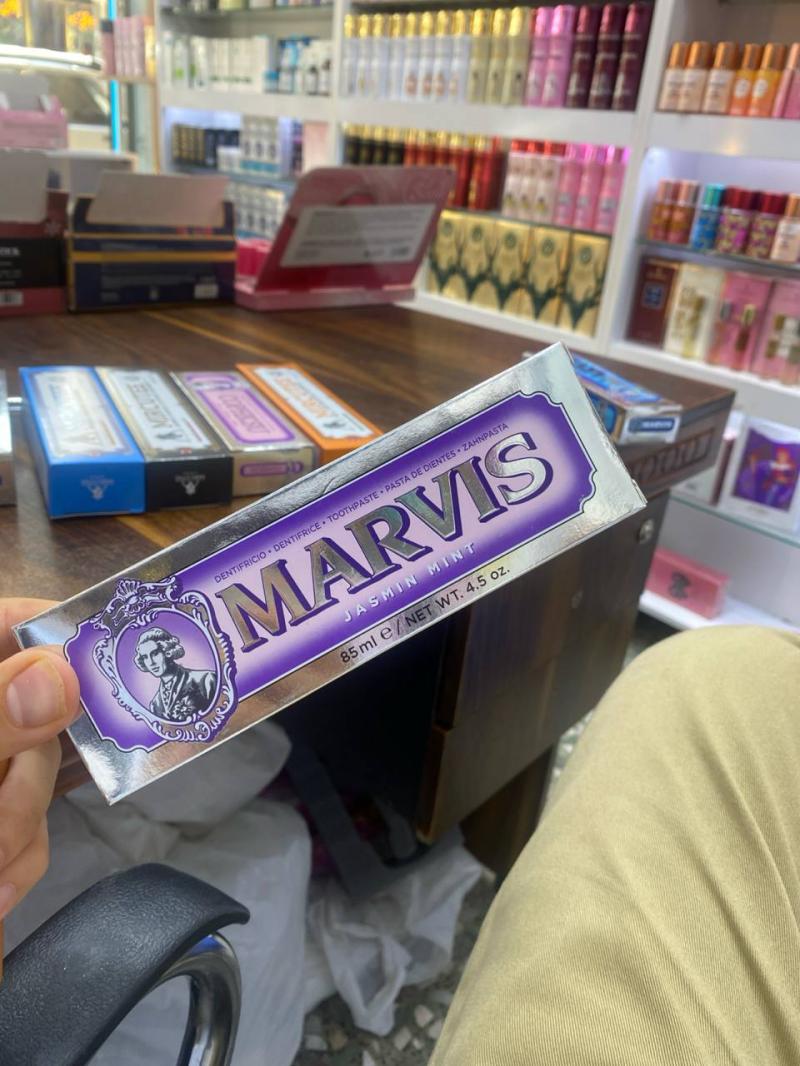 خمیردندان مارویس مدل یاس و نعنا Marvis Jasmine Mint