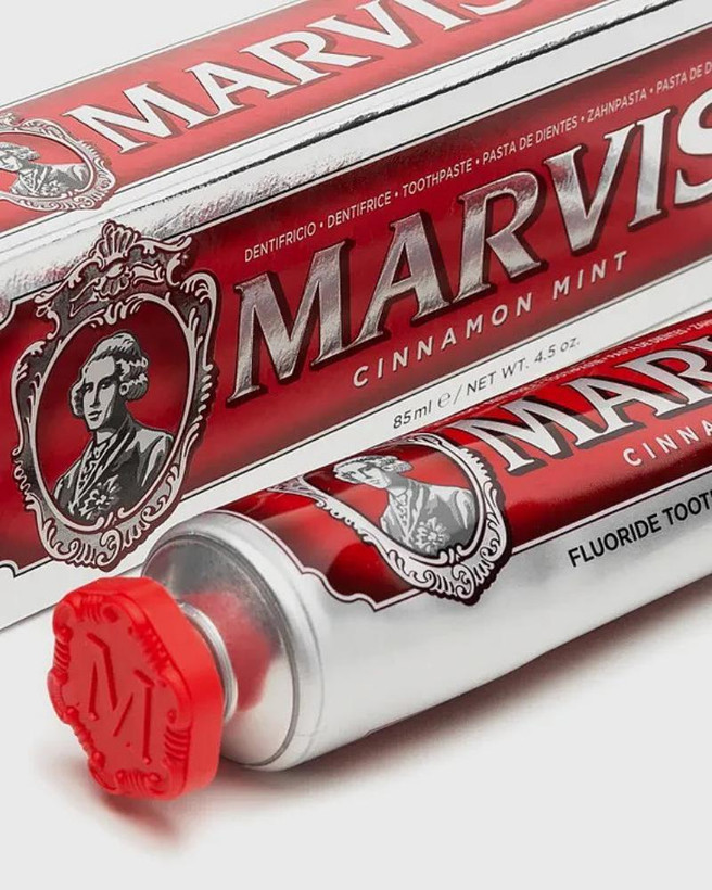 خمیردندان مارویس قرمز Marvis Cinnamon Mint