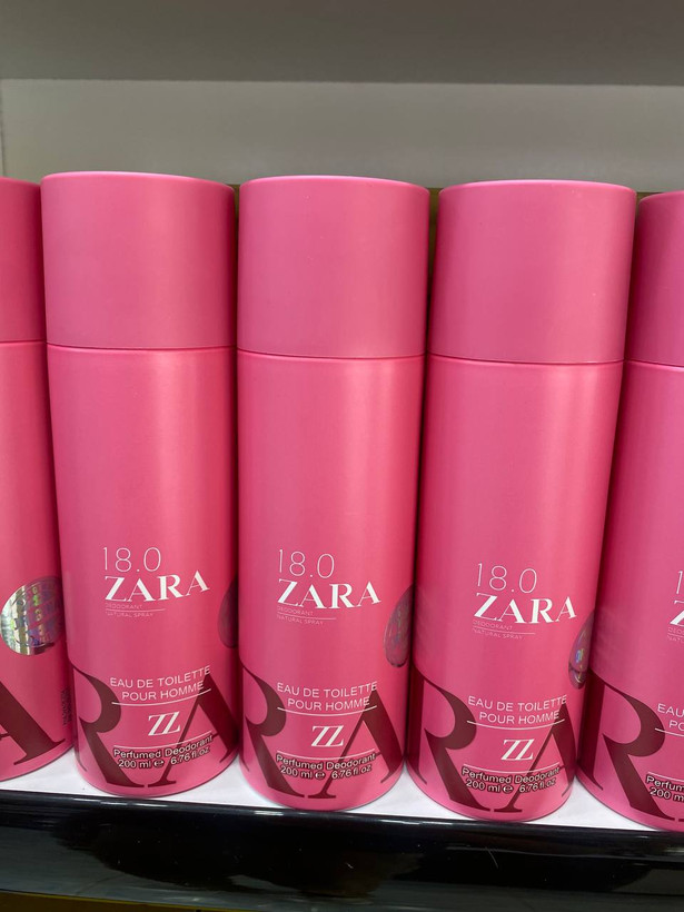اسپری خوشبو کننده بدن زارا ZARA رایحه کد 18.0