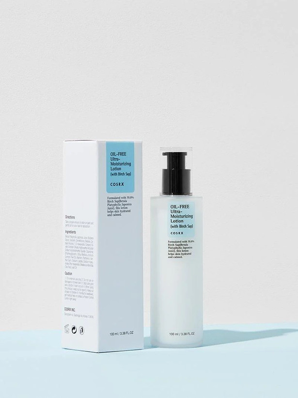 لوسیون مرطوب کننده و آبرسان فاقد چربی کوزارکس 100 میل Cosrx Oil-Free Ultra-Moisturizing Lotion