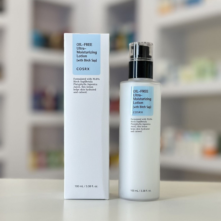 لوسیون مرطوب کننده و آبرسان فاقد چربی کوزارکس 100 میل Cosrx Oil-Free Ultra-Moisturizing Lotion