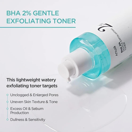 تونر لایهبردار آنوا BHA 2% حجم ۱۵۰ میل