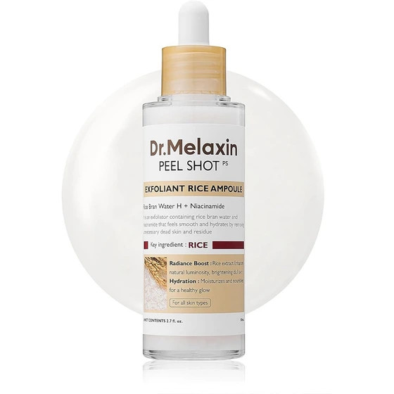 آمپول پیل شات برنج سفید دکتر ملاکسین Dr.Melaxin Peel Shot Ampoule