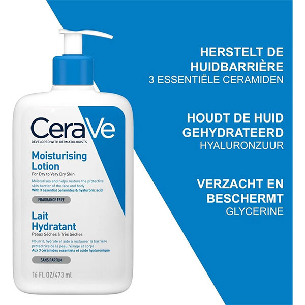 لوسیون آبرسان و مرطوب کننده قوی سراوی CeraVe حجم۴۷۳میل