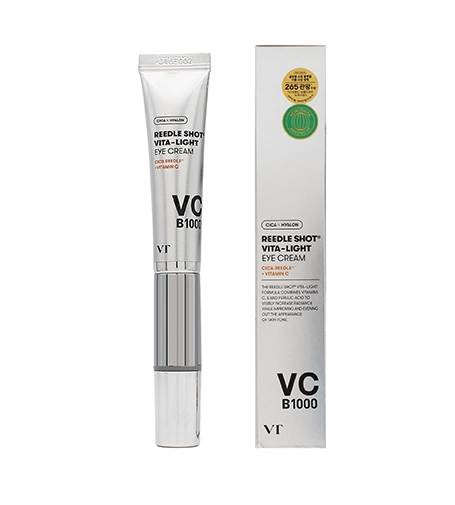 کرم دور چشم لیفتینگ و روشنکننده ویبرهدار ریدل شات VT Cosmetics