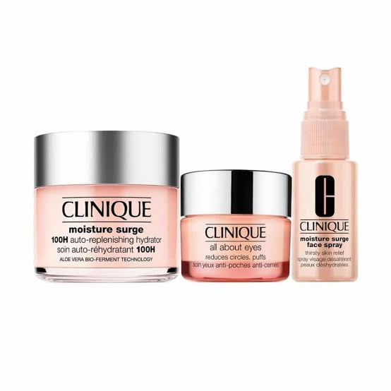 پک سهتایی آبرسان کلینیک Clinique مدل Moisture surge