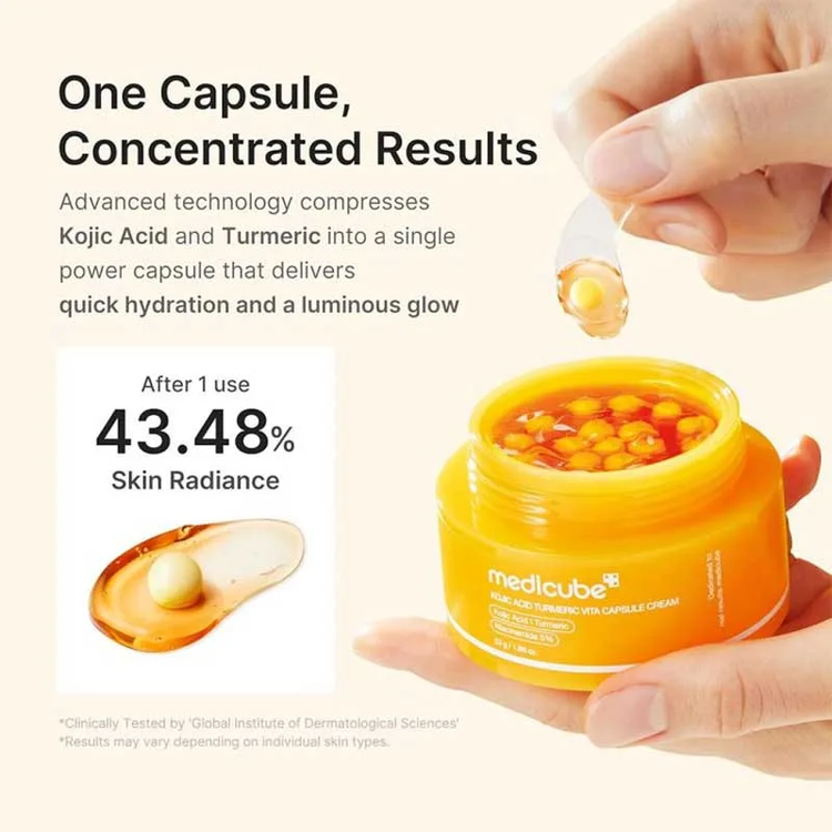 کرم کپسولی کوجیک اسید مدی کیوب Medicube
