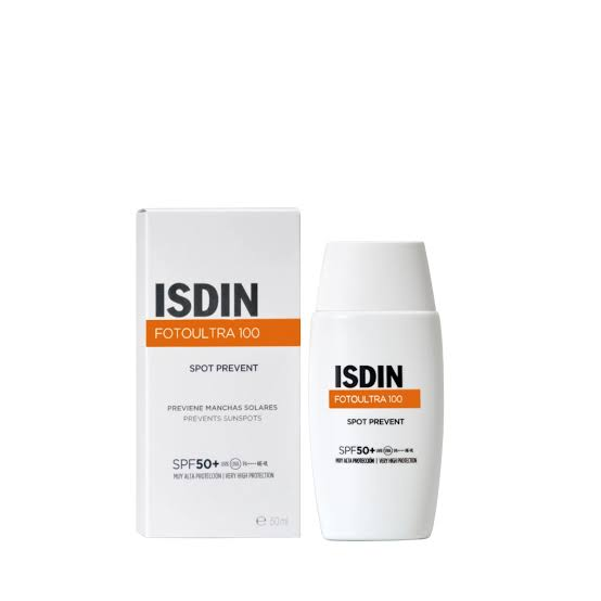 کرم ضد آفتاب بی رنگ ایزدین مدل اسپات پریونت SPF50+ حجم ۵۰ میل