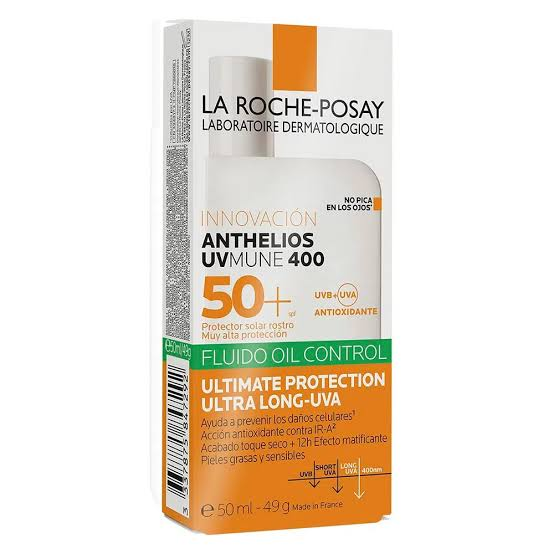 ضد آفتاب فلوئید بی رنگ لاروش پوزای مدل SPF50 Anthelios LA ROCHE POSAY حجم 50 میلی لیتر