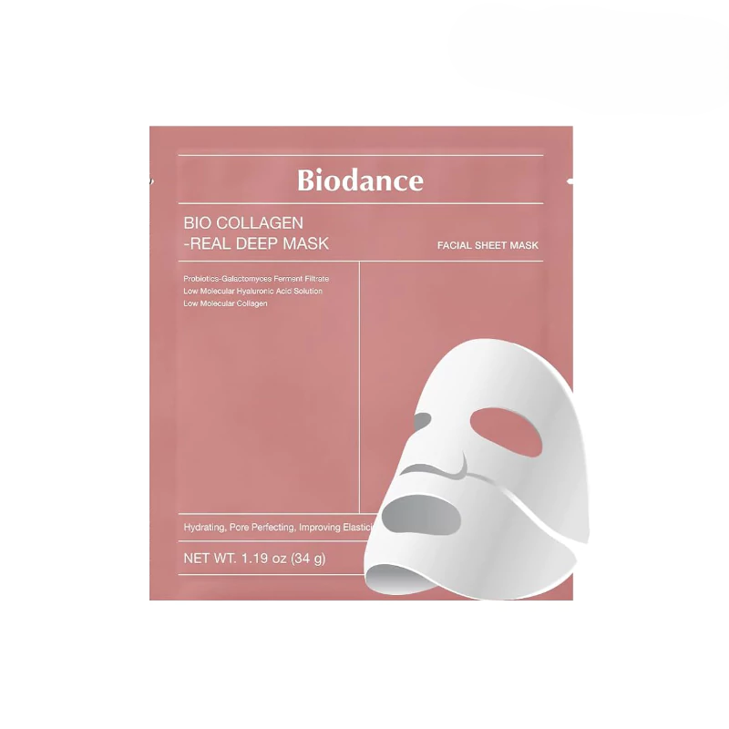 ماسک ورقهای بیو کلاژن بایودنس بسته ۴ عددی BIODANCE BIO